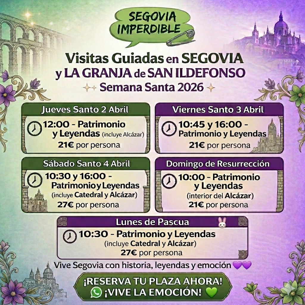 Visitas Guiadas Semana Santa en Segovia con reserva directa